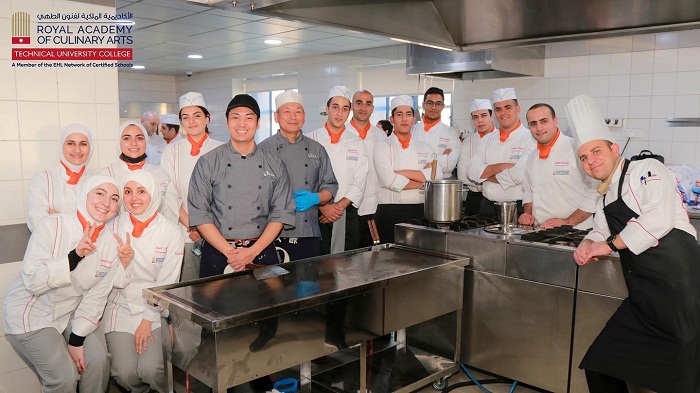 Japanese Chef Ichii Kaoru visiting the Royal Academy of Culinary Arts