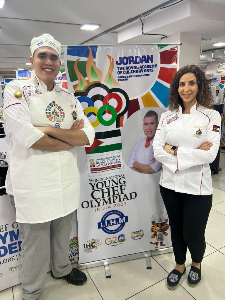 RACA’s Student Represents Jordan at Young Chefs Olympiad in India